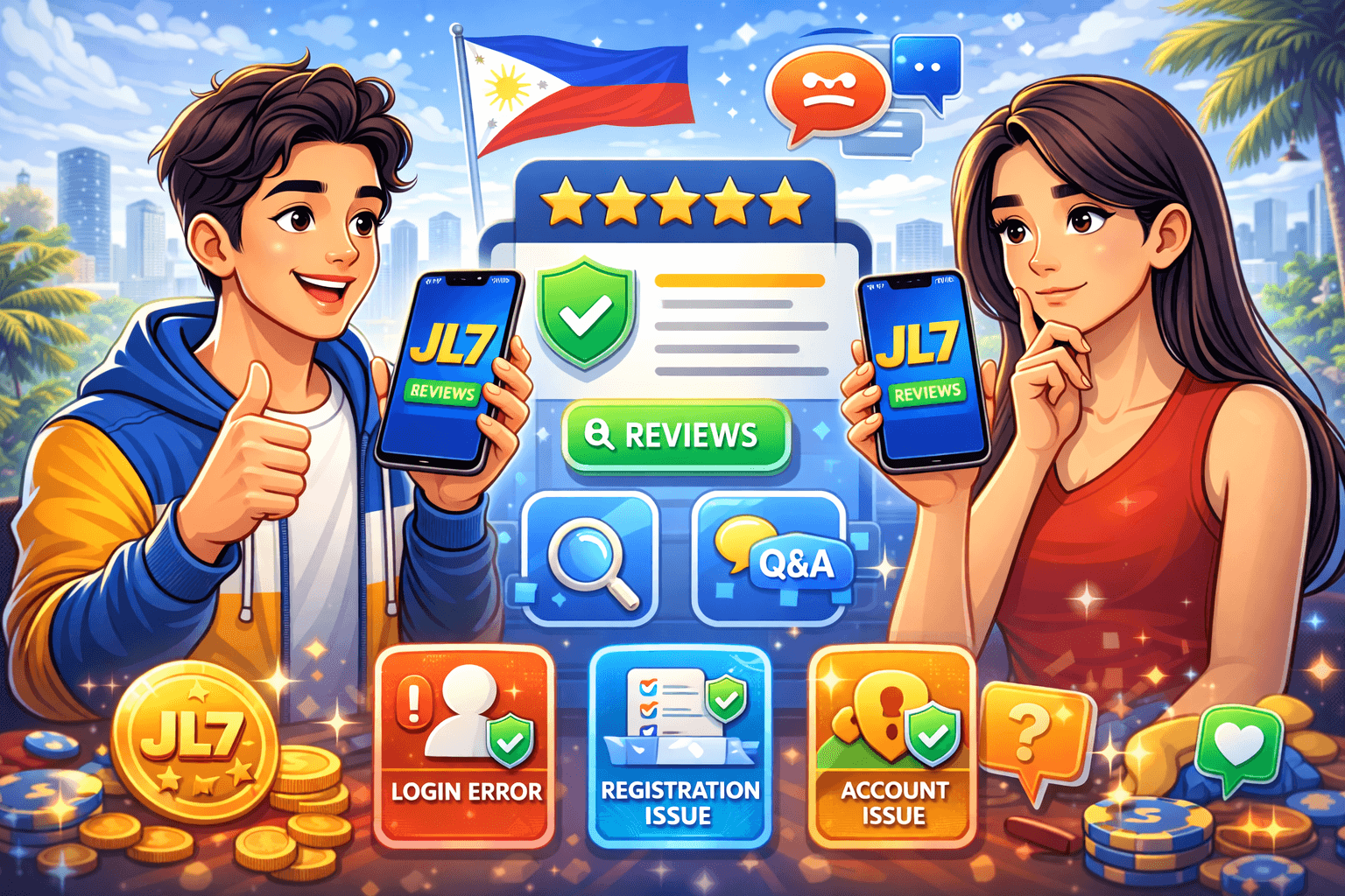 Filipino duo exploring JL7 reviews