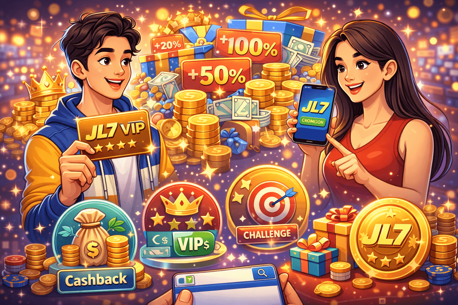 JL7 VIP celebration and rewards