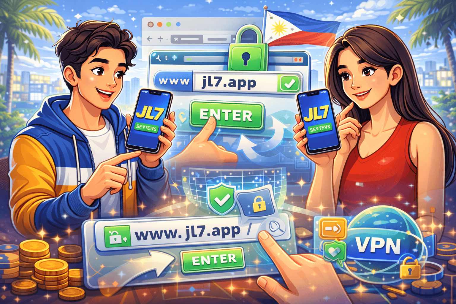 Secure browsing with JL7 app
