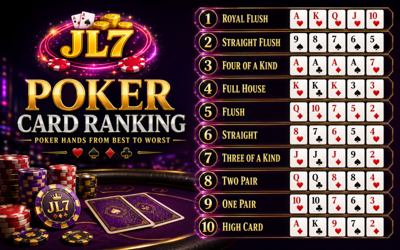 poker card ranking