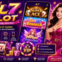 jl7 Vibrant casino promotion with glamorous woman